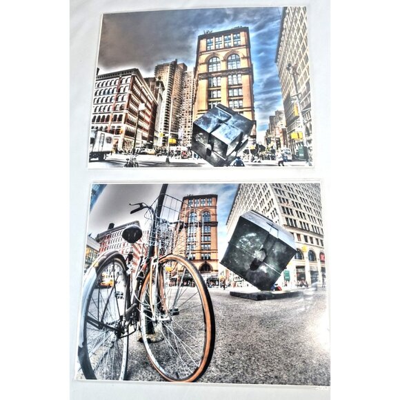 (2) Alamo / Astor Place Cube 8x10 Archival Luster Photo Print Photograph NYC - Picture 1 of 11